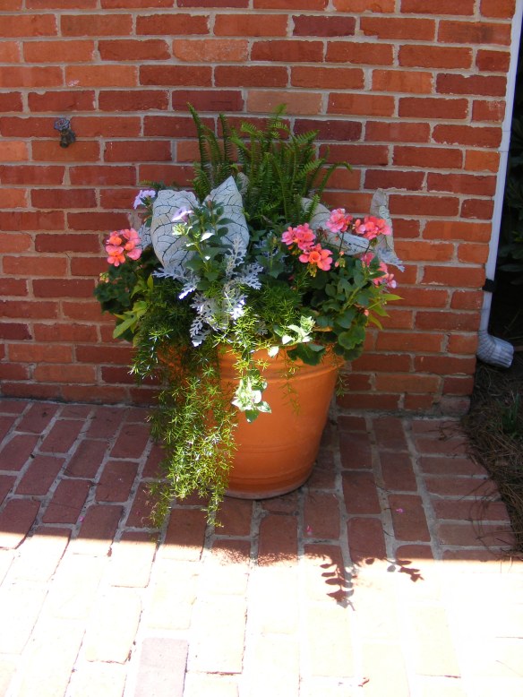 A colorful planter